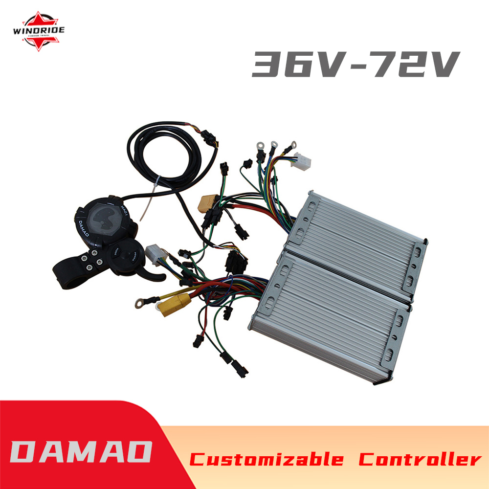 72V 45A Dual Controller - FLJ-Interruptor de acelerador de nudillo de