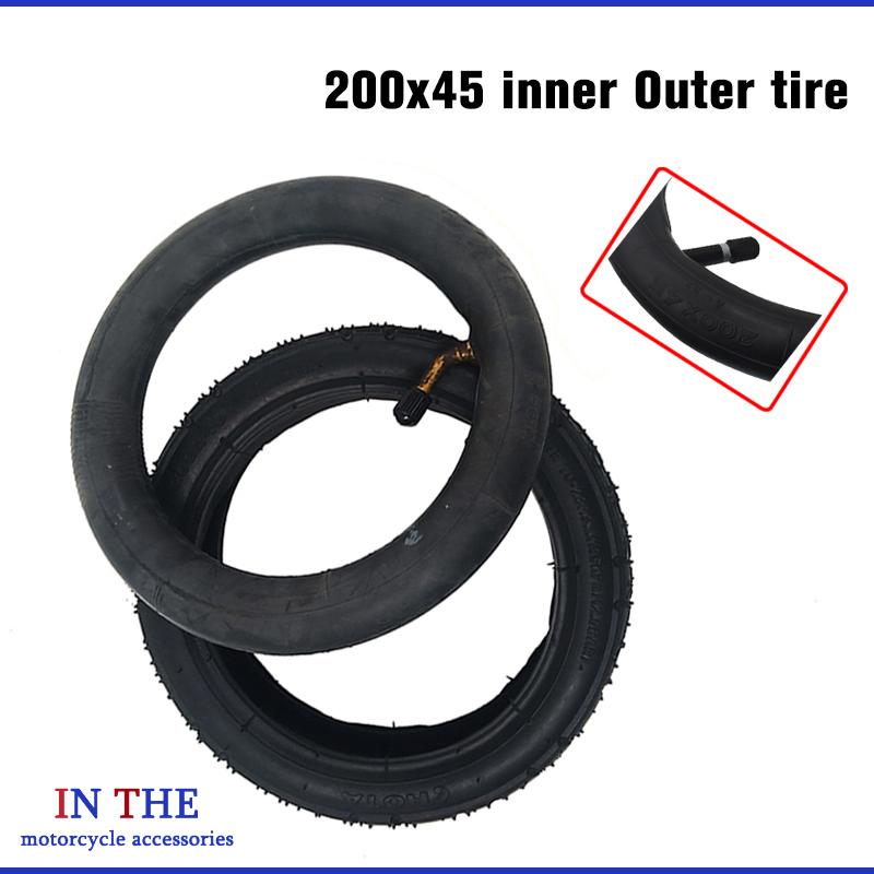 Scooter Tire - Neumático de scooter reforzado, 200x45, con
