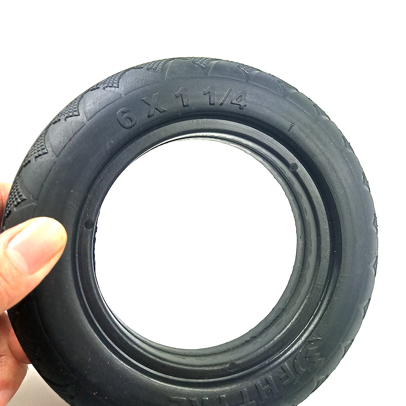 Neumático macizo 6X1 1/4, muy  - Scooter Tire reseña y precio