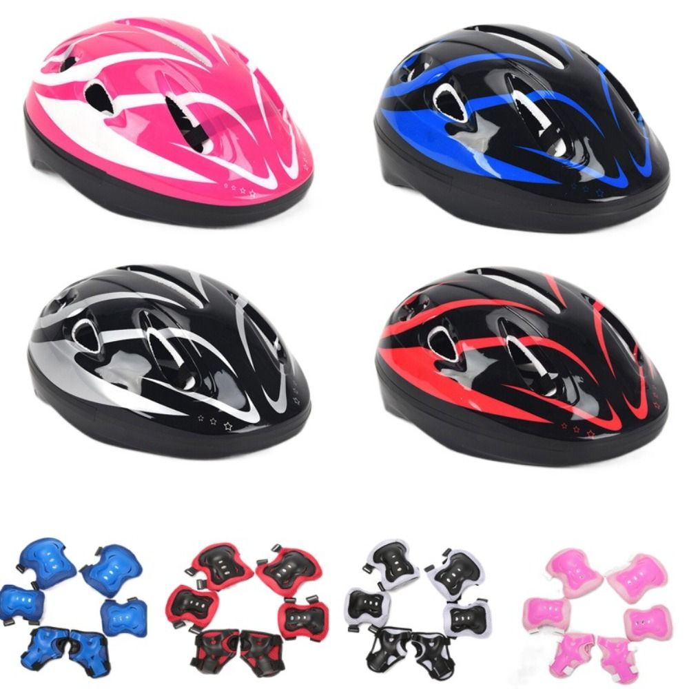 Casco para niños, rodilleras y - Scooter Helmet Set reseña y precio