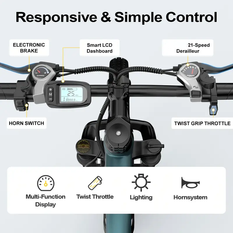 Bicicleta Eléctrica de Montaña - Electric Scooter Adults reseña y precio