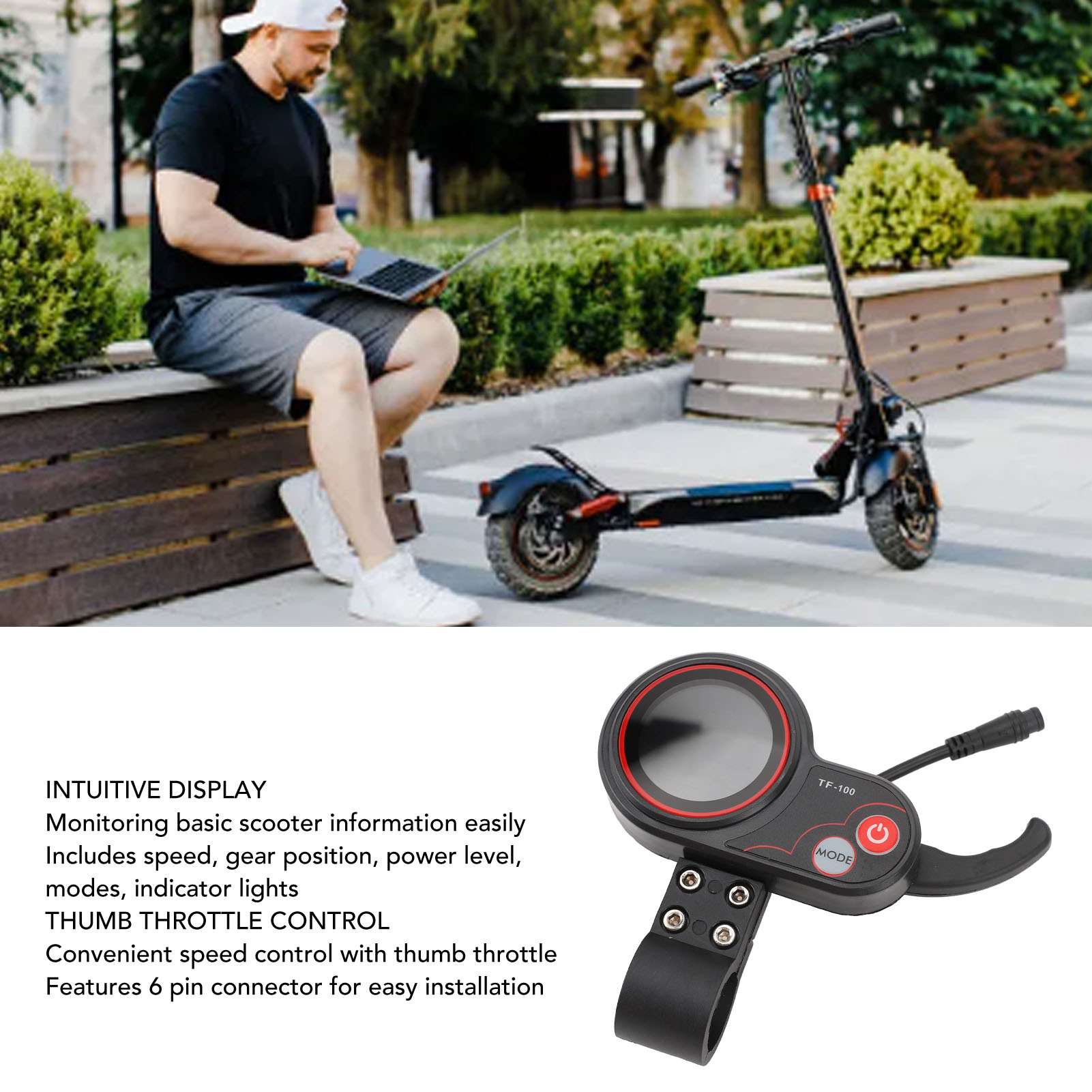 Pantalla LCD para Scooter Eléc - Electric Scooter reseña y precio